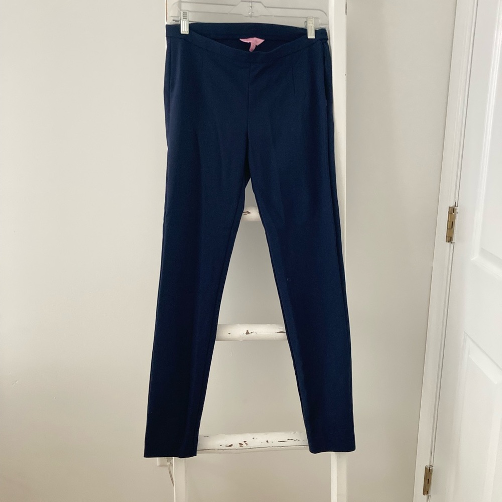Lilly Pulitzer Navy Blue Slim Fit Pants / like new condition